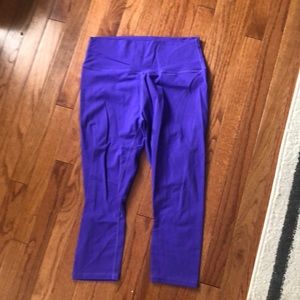 Zyia Purple Ascend Hi-Rise Capri 20"